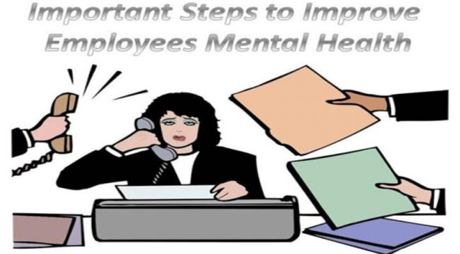 steps to improve employees mental health